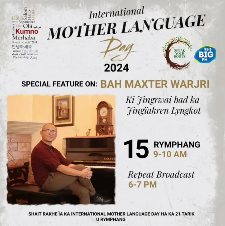 Maxter Warjri - International Mother Language Day